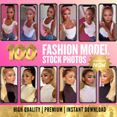 The Glam Grid 💄 | 100+ AI Fashionista Model Stock Photos for Luxe Brands