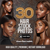 30 Luxury Hair Stock Images for Beauty Brands