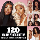 Salon Luxe: 120 AI Model Beauty Stock Photos Vol. 2