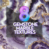 8 Gemstone Marble Textures