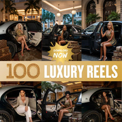 Luxury Reels & Stock Photos Bundle | AI Melanin Models
