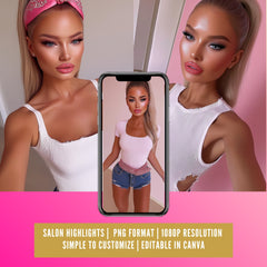 The Glam Grid 💄 | 100+ AI Fashionista Model Stock Photos for Luxe Brands