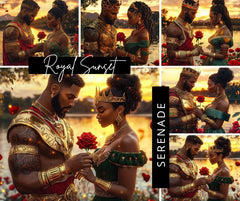 Royal Sunset Serenade – African Royalty Digital Art