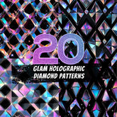 20 Glam Holographic Diamond Patterns