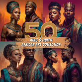 50 King and Queen African Art Collection