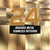 24 Brushed Metal Seamless Patterns | Luxury Metallic Textures