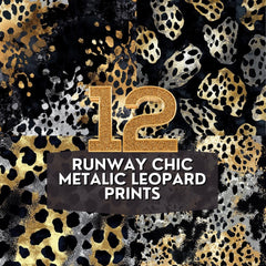 12 Runway Chic Metallic Leopard