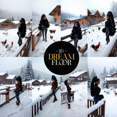 Chalet Winter Glam: 24 Reels + 60 Editorial Photos