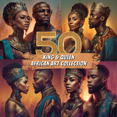 50 King and Queen African Art Collection