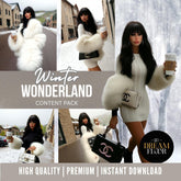 Winter Wonderland Content Pack – 30 Influencer Reels & Bonus Stock Photos