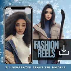 Winter Fashion Reels & Stock Photos: Social Media Content (Digital Download)