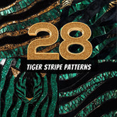 28 Green Tiger Stripe Patterns