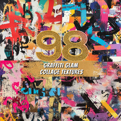 98 Graffiti Glam Collage Textures