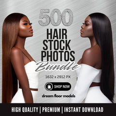 Flawless Hair Studio Collection – 500 Premium Stock Photo Bundle