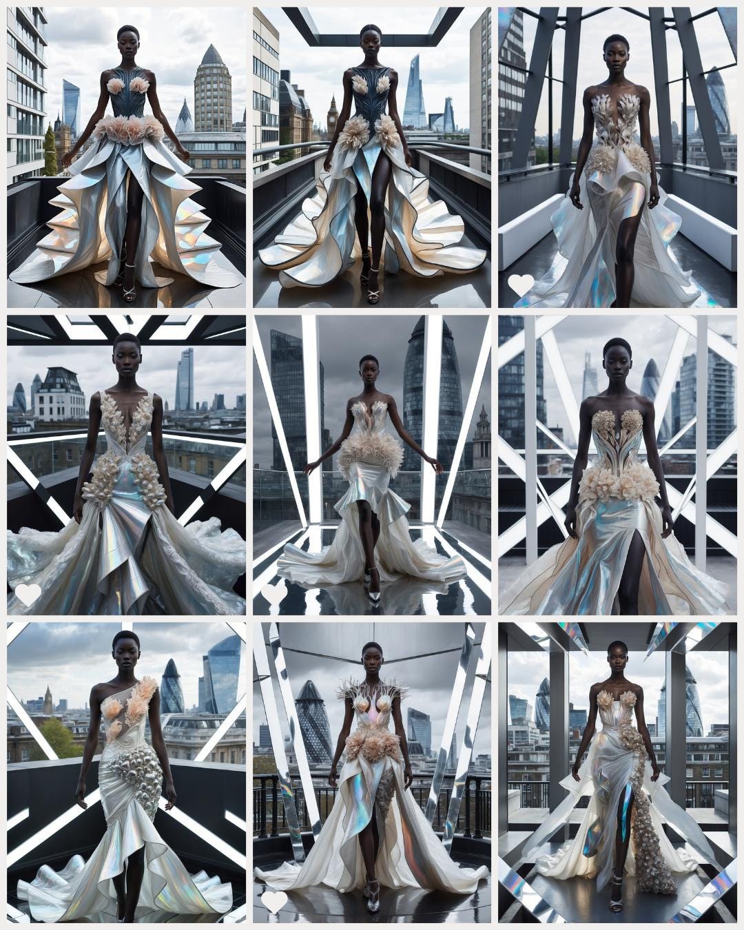 Avant-Garde African Fashion Art Print: Futuristic Home Decor (Digital Download)