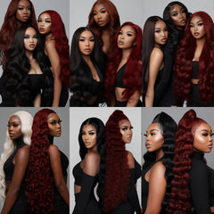 Silk, Waves & Slay 💅🏽 | 185 AI Model Hair Content Pack