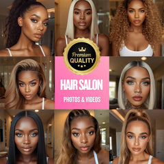 Hair Salon Stock Photos & Promo Reels: AI Melanin Models