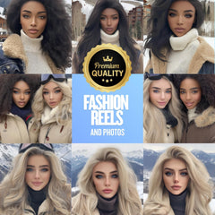 Winter Fashion Reels & Stock Photos: Social Media Content (Digital Download)