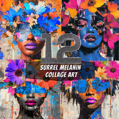 12 Surreal Melanin Collage Artwork