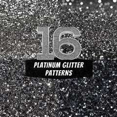 16 Platinum Glitter Textures , Luxury Digital Paper