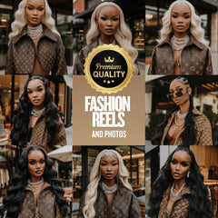 Vogue Allure: 90 High-Fashion Reels & 75 Editorial Stock Photos
