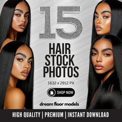 Luxury Hair Stock Photos | Beauty Salon Content