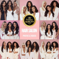 75 Beauty Glam Stock Photo Bundle for Hair Stylists and Bloggers