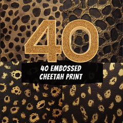 40 Embossed Cheetah Print Patterns