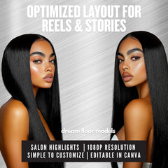 Luxury Hair Stock Photos | Beauty Salon Content