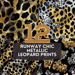 12 Runway Chic Metallic Leopard