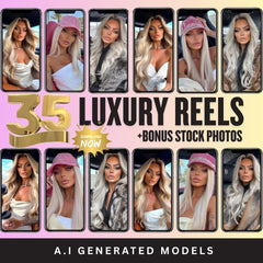 Luxury Instagram Reels + Stock Photos: Glam AI Models